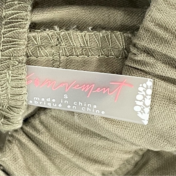 Free People FP Movement Voyage Pants Cargo Straight Leg Desert Taupe Sz S NWT - Picture 9 of 14